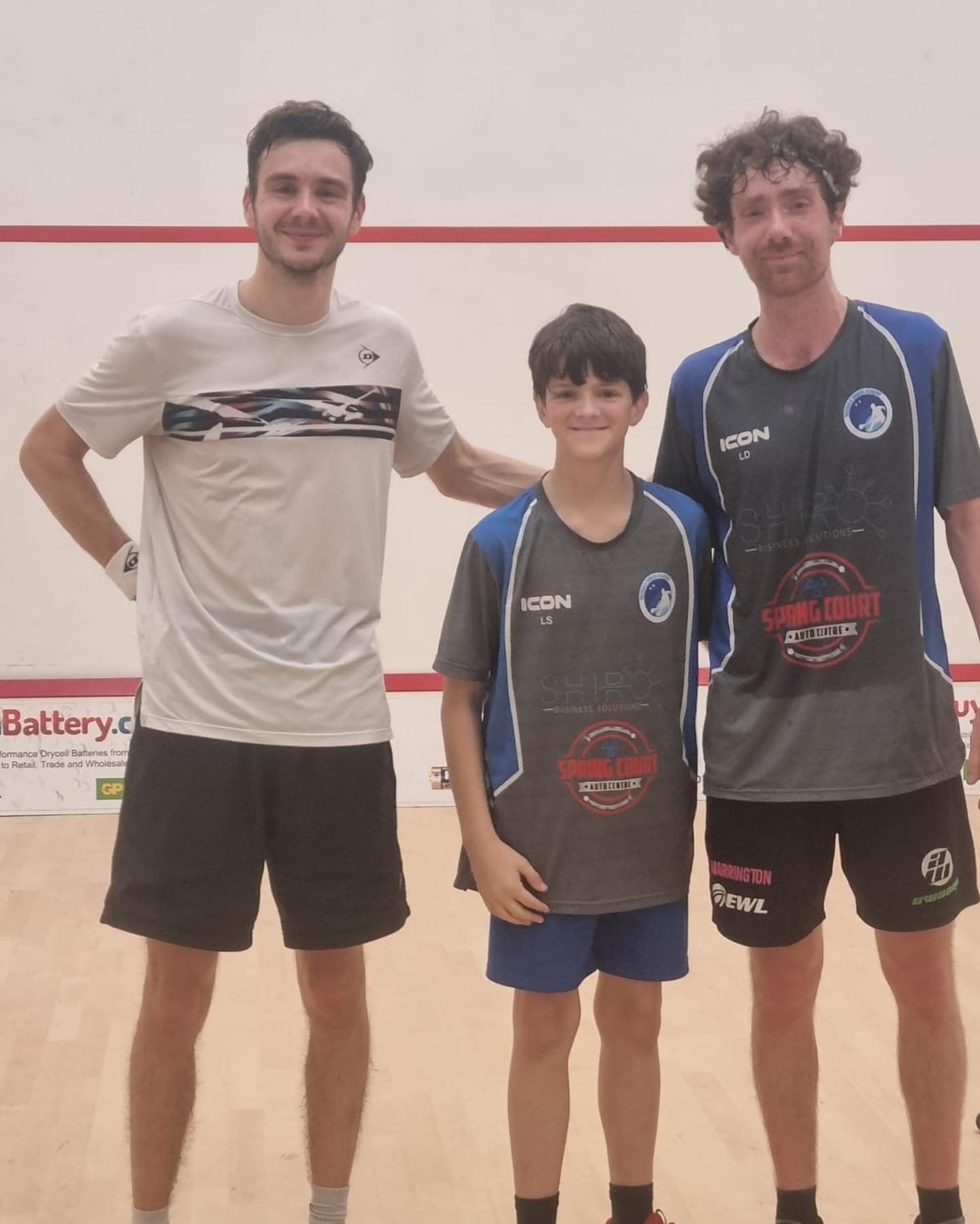 Junior player with Lewis Doughty and Joeri Hapers