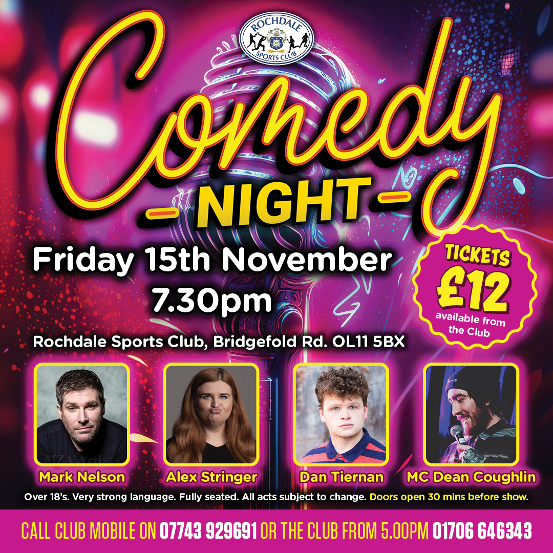 RSC – Comedy Night Instagram Post 15th November 2024