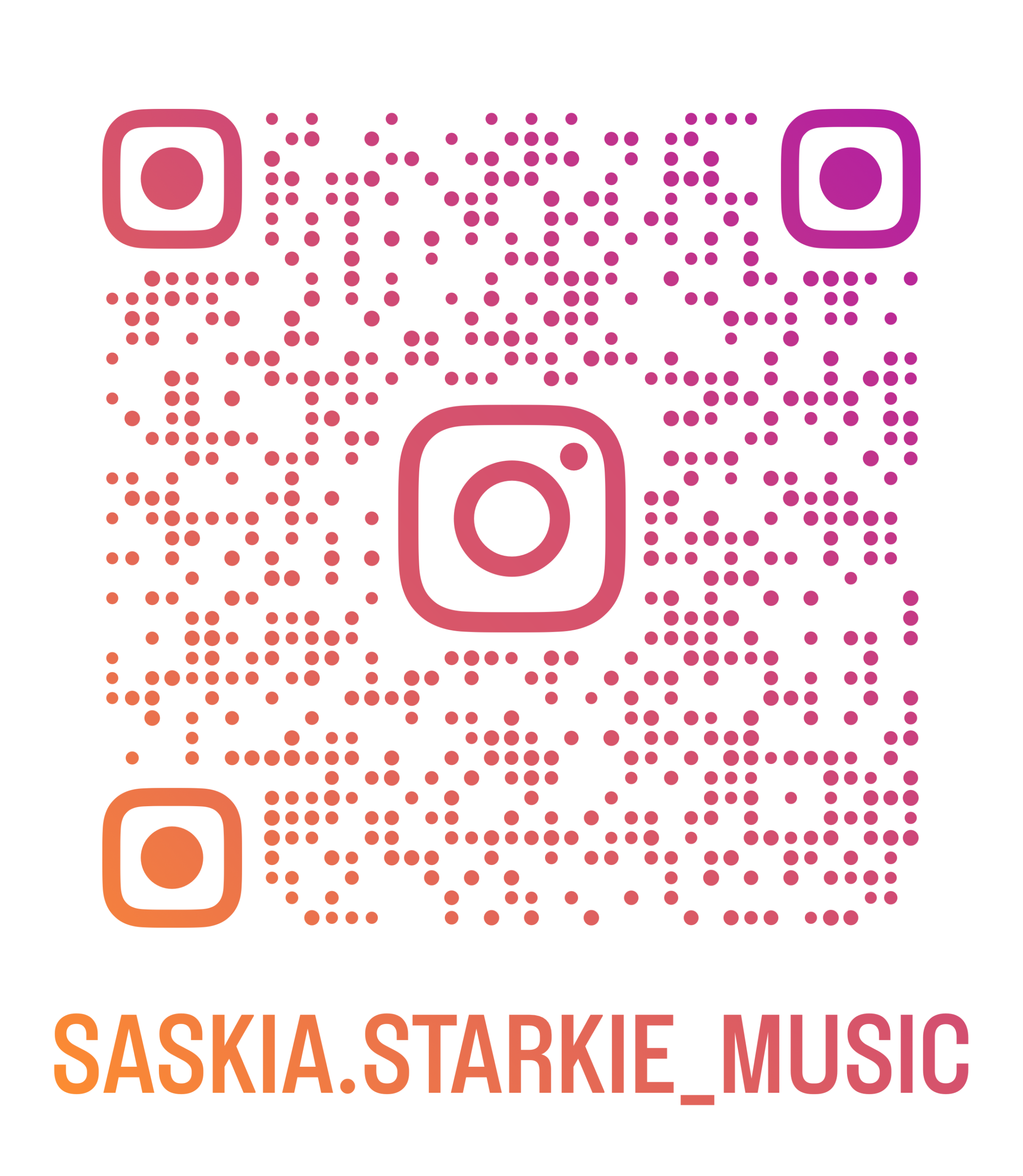 Saskia Instagram QR Code